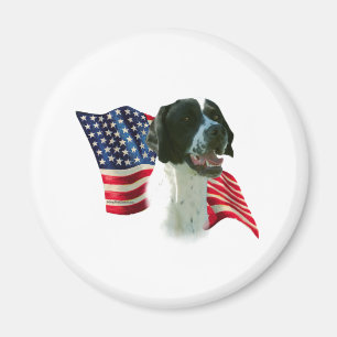 Pointer (blk) Flag Magnet