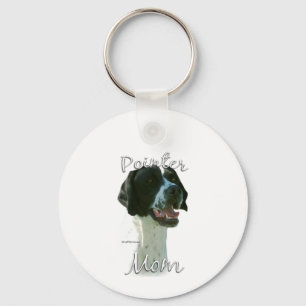Pointer (blk) Mom 2 Keychain