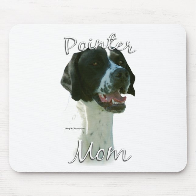 Pointer (blk) Mom 2 Mouse Pad (Front)