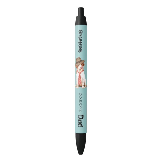 Pointer Dad Black Ink Pen (Front Vertical)