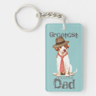 Pointer Dad Keychain