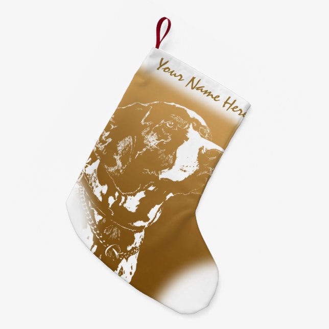 Pointer Dog Christmas Stocking Dog Lover Stockings (Front (Hanging))