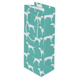 Pointer Dog Puppy English Setter Wine Gift Bag