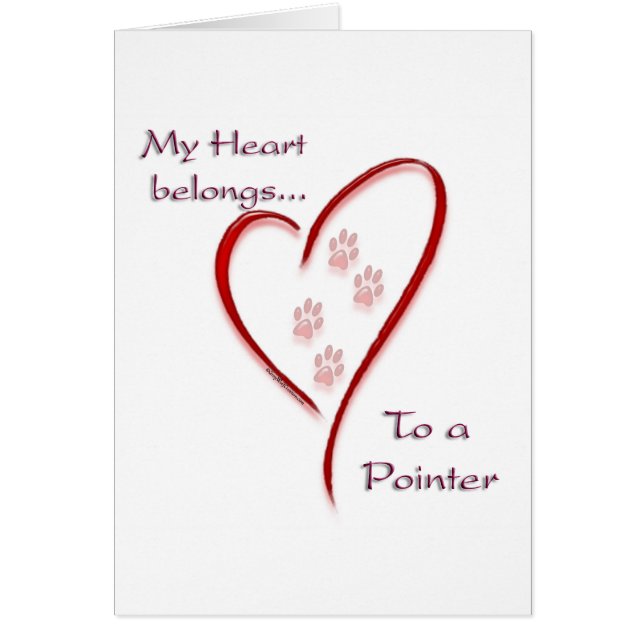 Pointer Heart Belongs (Front)