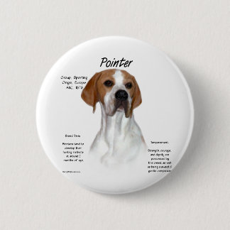 Pointer History Design 2 Inch Round Button