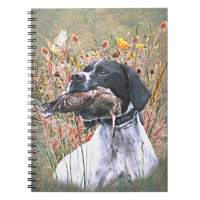 Pointer,  Hunting Woodcock     Notebook (Front)