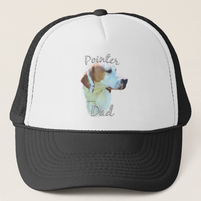 Pointer (lemon) Dad 2 Trucker Hat (Front)