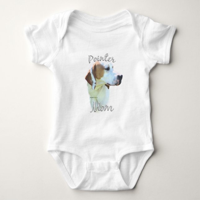 Pointer (lemon) Mom 2 Baby Bodysuit (Front)