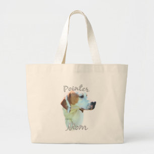 Pointer (lemon) Mom 2 Large Tote Bag