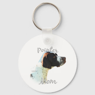 Pointer (liver) Mom 2 Keychain