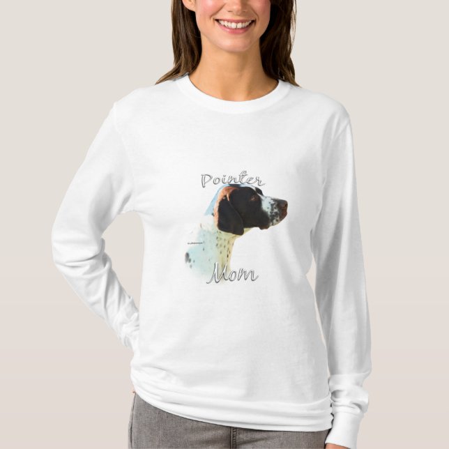 Pointer (liver) Mom 2 T-Shirt (Front)