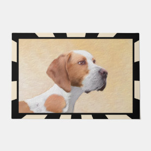 Pointer Painting - Cute Original Dog Art Doormat