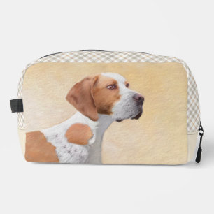 Pointer Painting English Cute Original Pet Dog Art Dopp Kit
