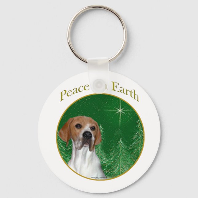 Pointer Peace Keychain (Front)