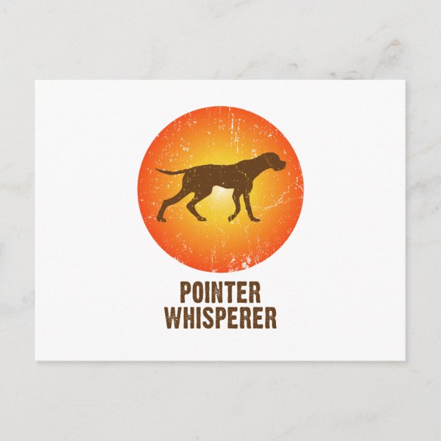 Pointer Postcard (Front)
