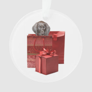 Pointer Puppy Christmas Gift Ornament