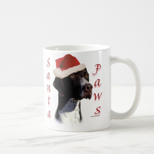 Pointer Santa Paws Coffee Mug (Right)
