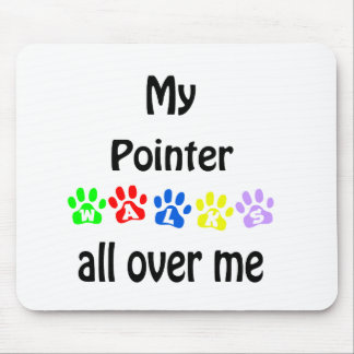 Pointer Walks Design Mouse Pad