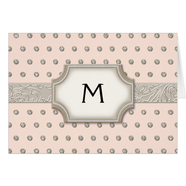 Pointes de bijoux Art Déco Champagne Frame Argent (Devant horizontal)