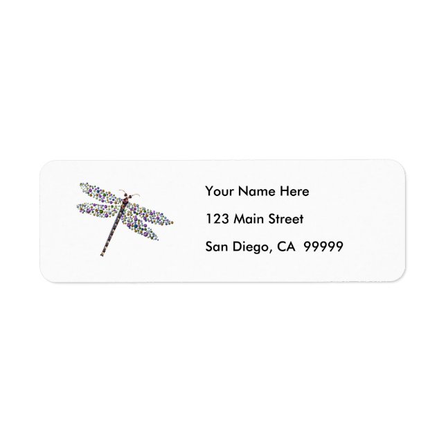 Pointilist Dragon Fly (Front)