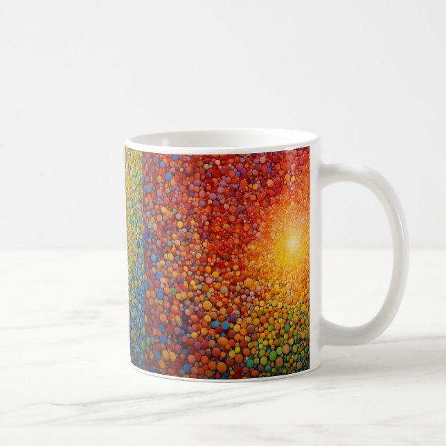 "Pointillism of light" Coffee Mug (Right)