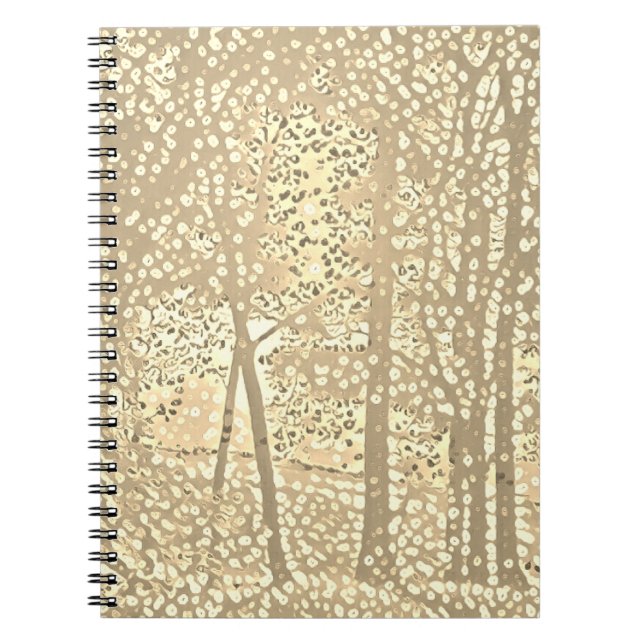 Pointillist trees notebook (Front)