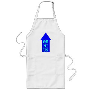 Pointing Arrow Long Apron
