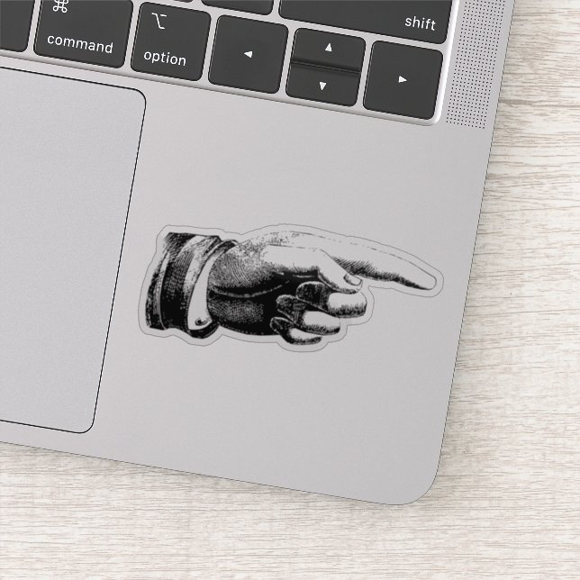 Pointing hand (Detail)