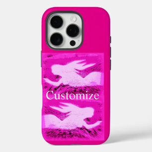 pointing pink mermaids iPhone 16 pro case