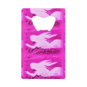 pointing pink mermaids credit card bottle opener