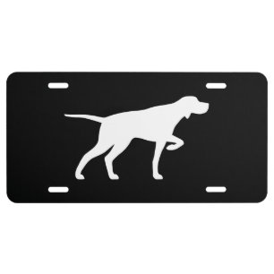 Pointer Licence Plates Zazzle CA