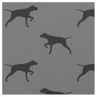 Pointing Pointer Dog Silhouettes Patterned