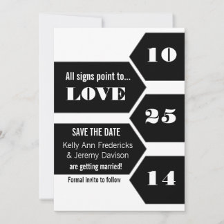 Pointing Towards Love Save the Date Announcement