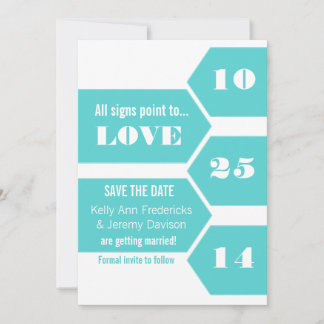Pointing Towards Love Save the Date Announcement
