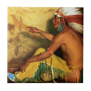 Pointing With Pride to His Record Tile