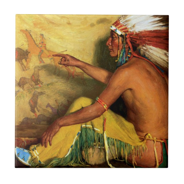 Pointing With Pride to His Record Tile (Front)