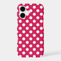 Points blancs sur cerise