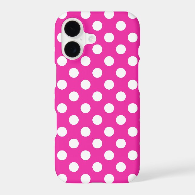 Points blancs sur fuchsia (Verso)