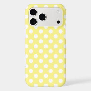 Points blancs sur jaune citron