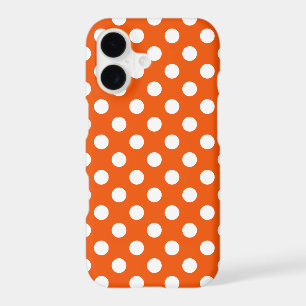 Points blancs sur un étui Case-Mate pour iPhone or