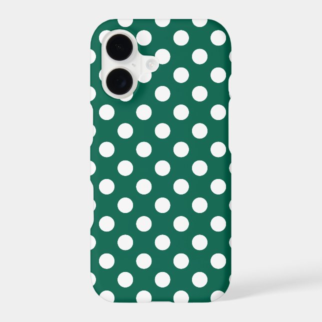 Points blancs sur vert sauge (Verso)