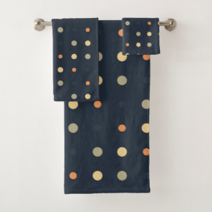 points bleus et oranges