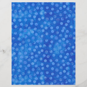 Points bleus simples sur feuille de papier bleu