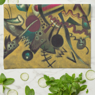 Points by Wassily Kandinsky, Vintage Expressionism Kitchen Towel
