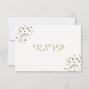 Points Confetti Gold Blush RSVP