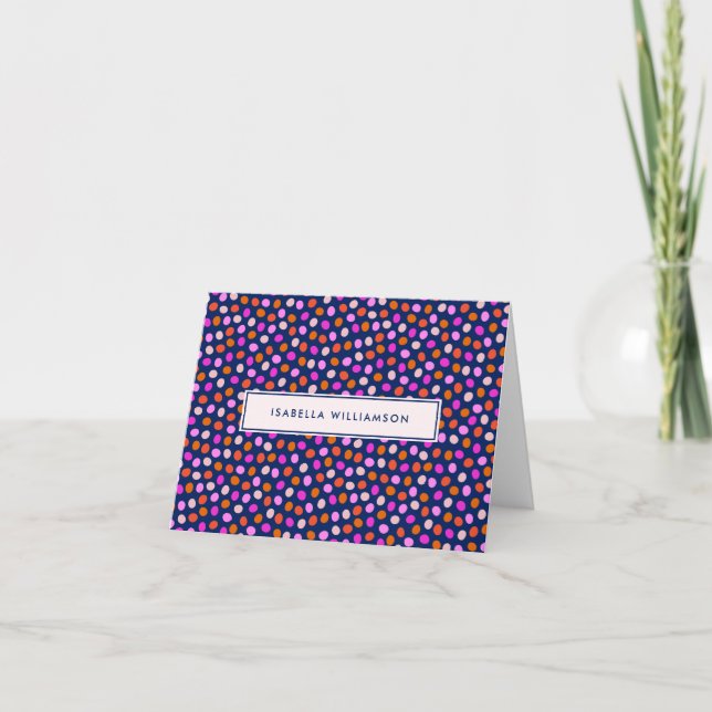 Points Cutes Points Bleu Clair Purple Personnalisé (Devant)
