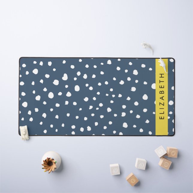 Points Dalmatiens Bleus De La Marine, Spots, Dotés (Tableau pour enfants)