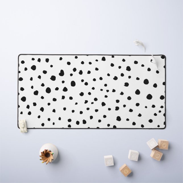 Points dalmatiens, Points dalmatiens, Noir et Blan (Tableau pour enfants)