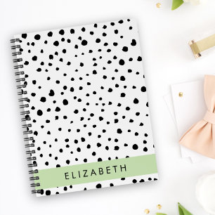 Points dalmatiens, Spots, Noir et Blanc, Votre nom