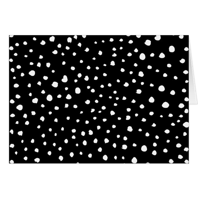 Points dalmatiens, Zones dalmatiennes, Noir et Bla (Devant horizontal)